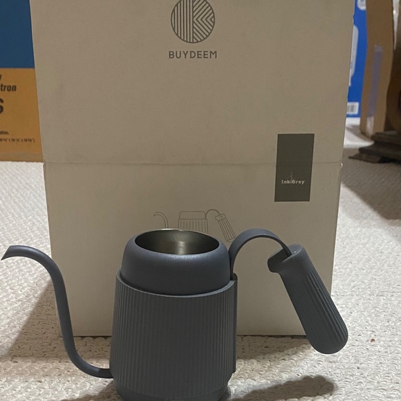 BUYDEEM CD2006B Portable Pour Over Gooseneck Coffee Kettle and Maker, Stainless - Picture 6 of 9